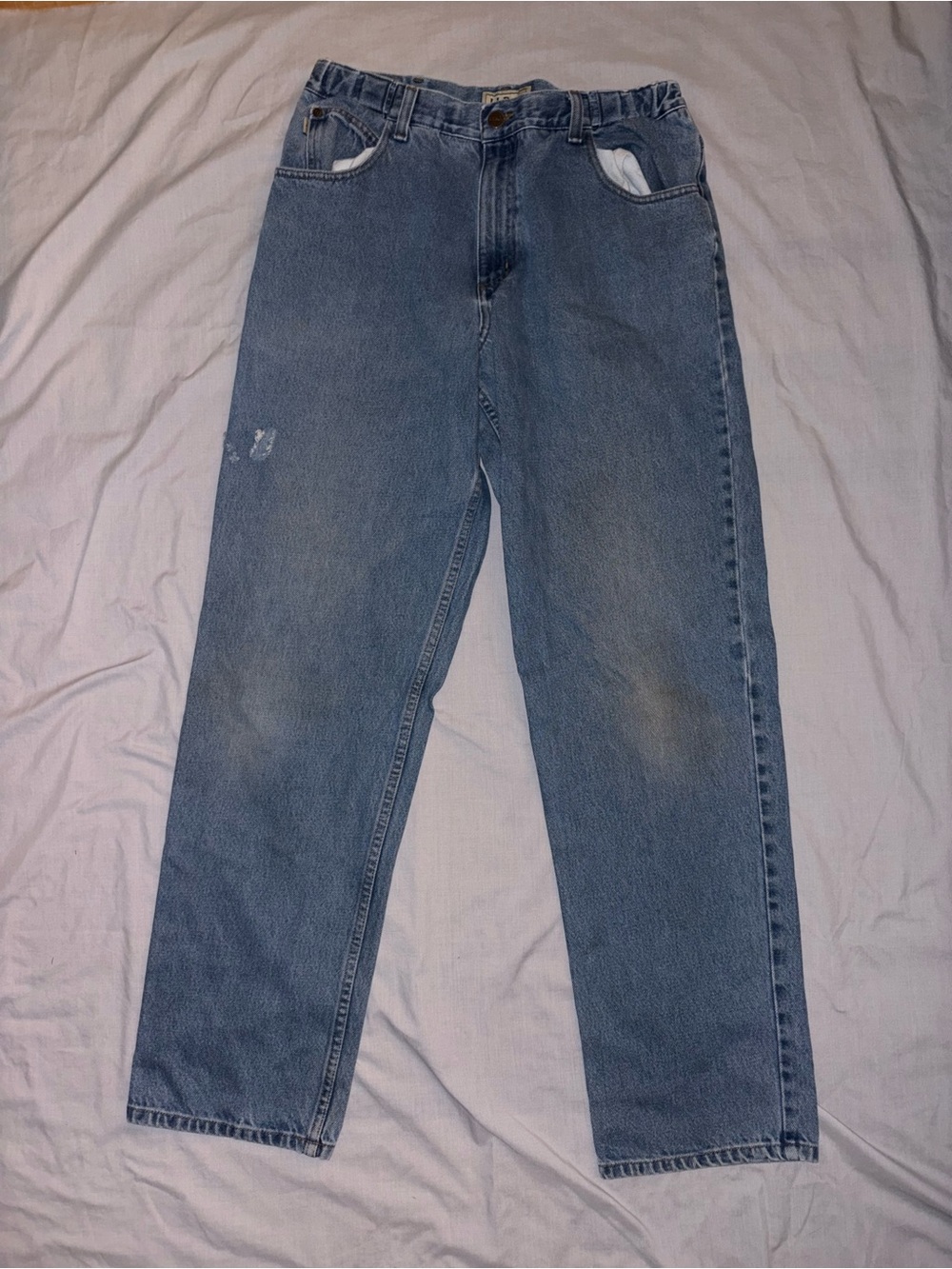 L.L. Bean Comfort Waist Men's Blue Denim Jeans Size 34x34